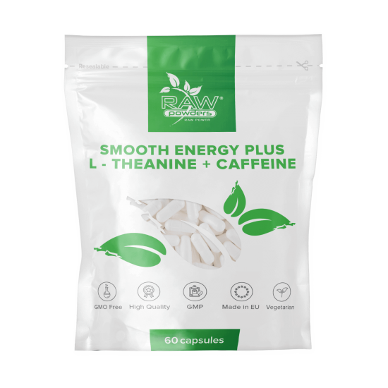 Smooth Energy Plus (L-Teanina + Cafeína) 60 cápsulas