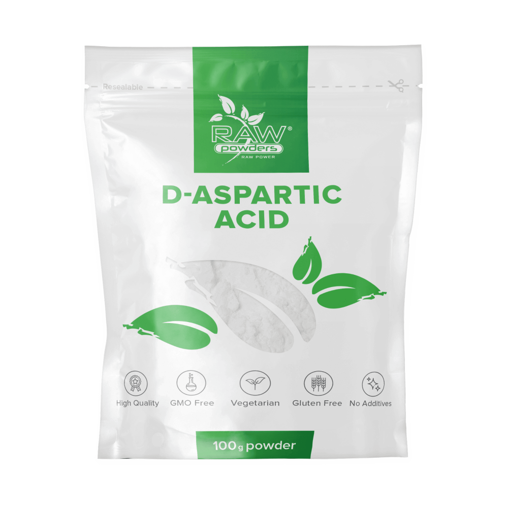 Ácido D-aspártico en polvo 100 gramos