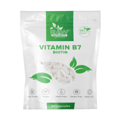 Biotina (Vitamina B7) 10mg 90 cápsulas