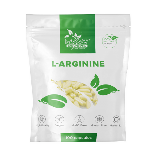 L-arginina 500 mg 100 cápsulas