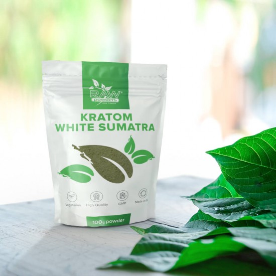 Kratom Blanco de Sumatra polvo 100 gramos
