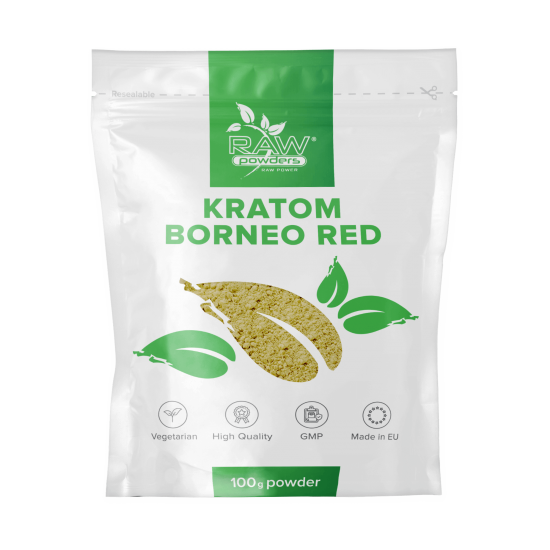 Kratom Rojo de Borneo polvo 100 gramos