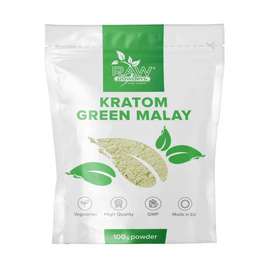 Kratom Malayo Verde en polvo 100 gramos