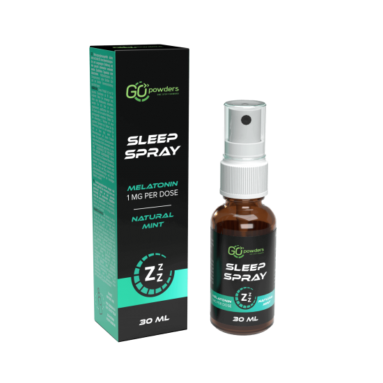 Go Powders Spray de Melatonina para dormir (Expiración 2022-10)