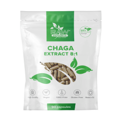 Extracto de Chaga 8:1 500 mg, 90 cápsulas