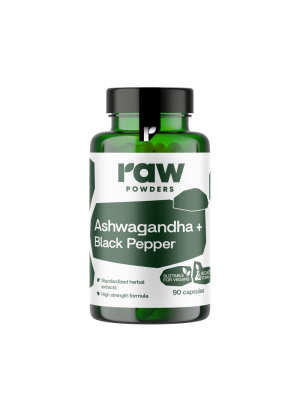 Ashwagandha & Black Pepper PLUS, 90 cápsulas