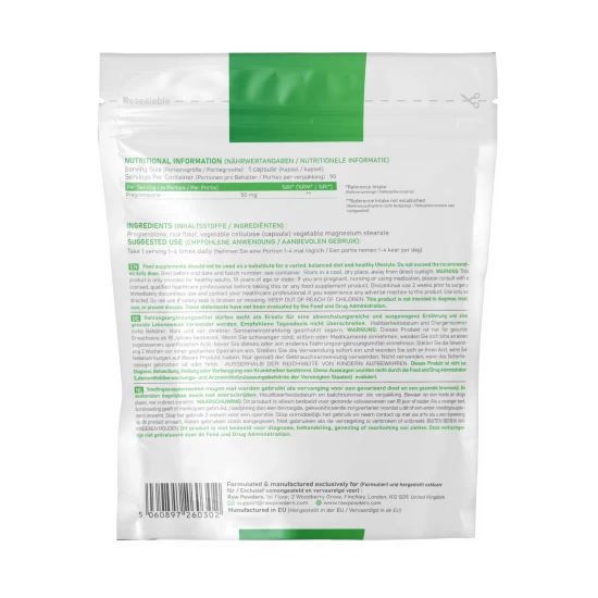 Pregnenolone 50 mg 90 cápsulas Pregnenolone 50 mg 90 cápsulas