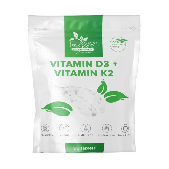 Vitamina D3 + Vitamina K2 90 comprimidos Vitamina D3 + Vitamina K2 90 comprimidos